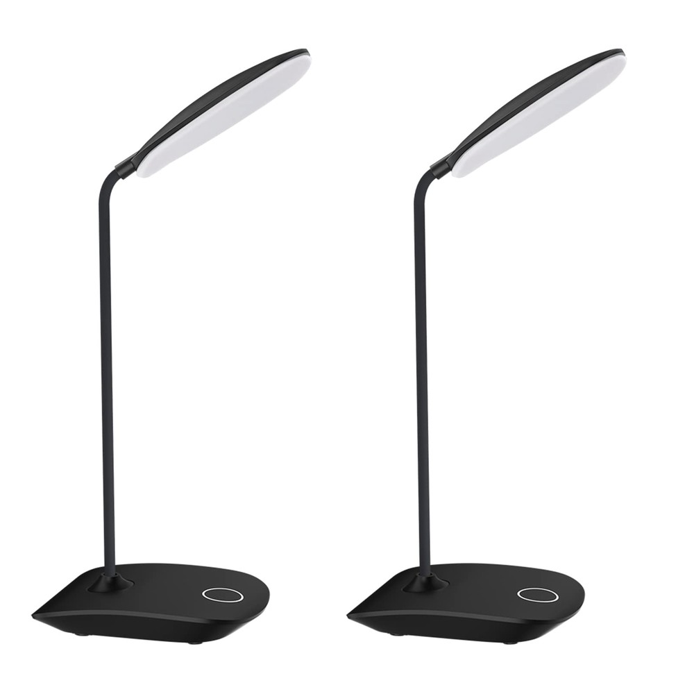 DEEPLITE LED Desk Lamp with Flexible Gooseneck 3 Level Brightness, Battery Op...