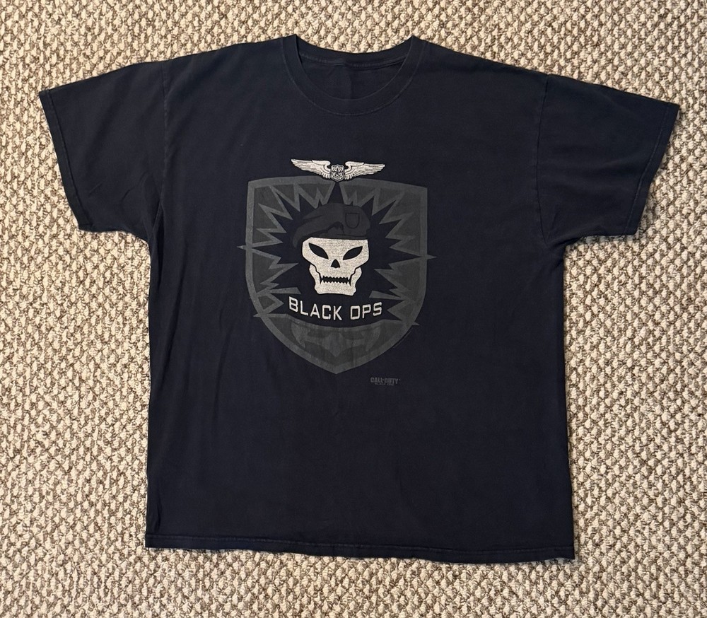 Call of Duty Black Ops 2010 Activision Graphic T-Shirt Size L/XL