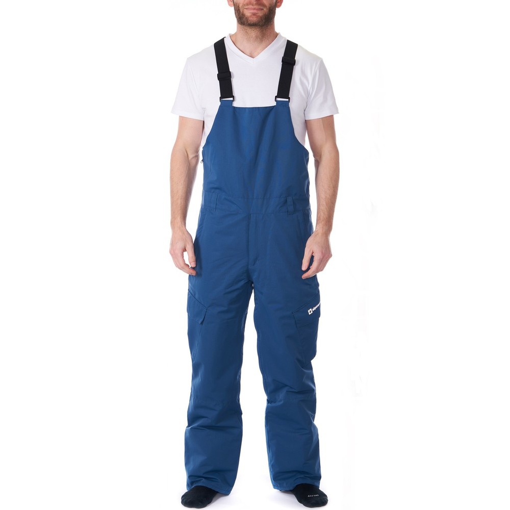 Alpine Swiss Mens Waterproof Insulated Snow Bib Overalls for Skiing & Snowboarding  