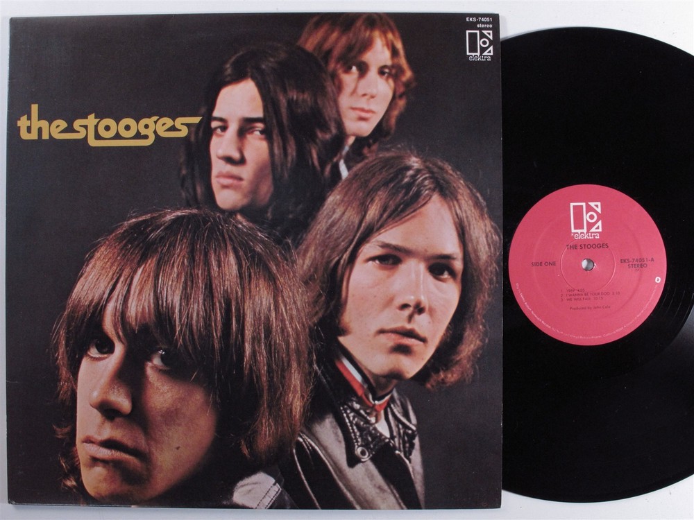 STOOGES Self Titled ELEKTRA EKS-74051 LP VG+ 1982 reissue d