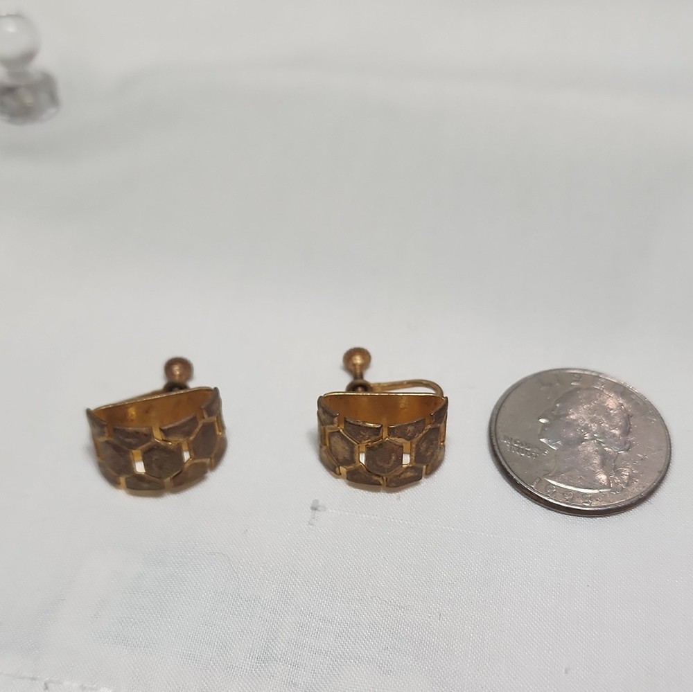 Screw back earings