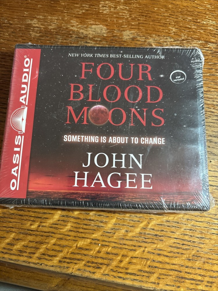 NEW Four Blood Moons, John Hagee - Unabridged - 4 CDs Audio Book Series