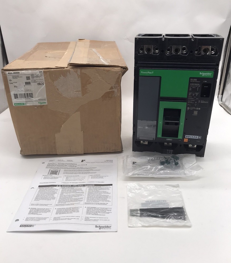 HOUSTON STOCK NEW SQUARE D MGL36800 POWERPACT 800 AMP 600V FREE SHIPPING