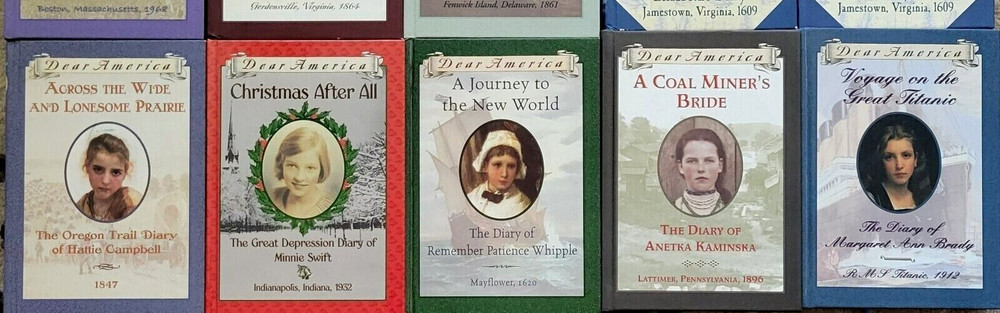 Lot Of 5 Dear America Hardcover Books Scholastic