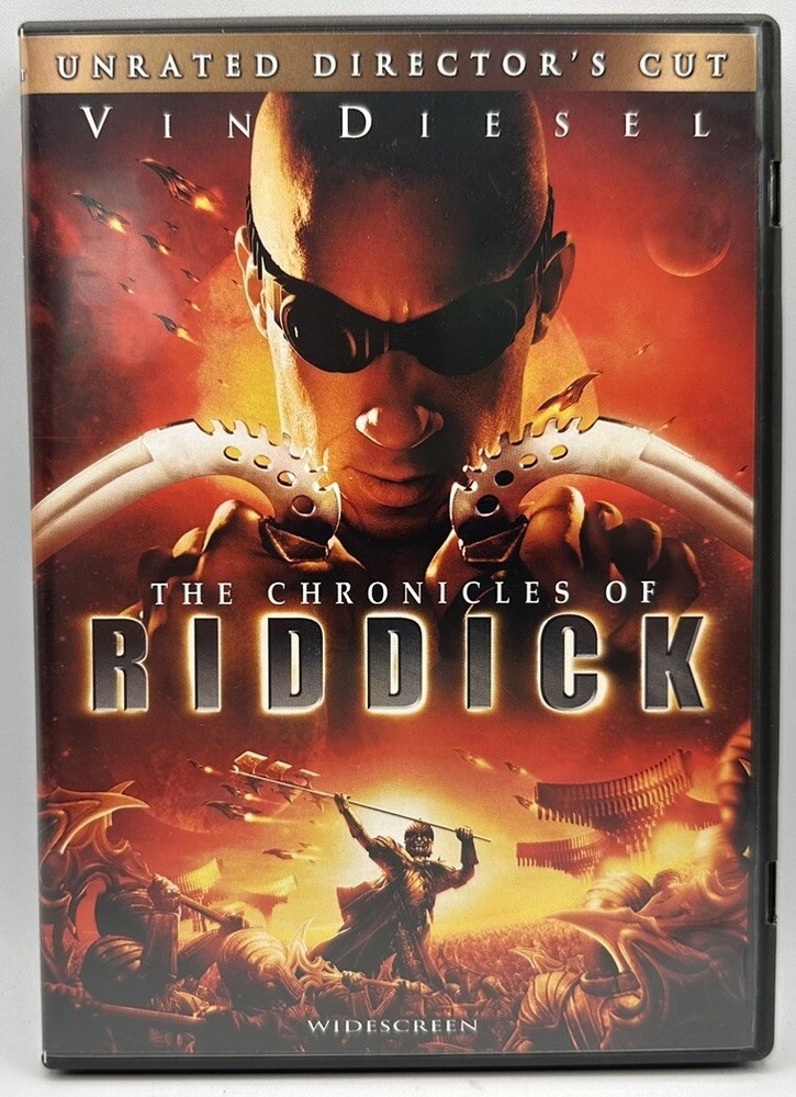 The Chronicles Of Riddick DVD Unrated Director's Cut Vin Diesel Great Condition