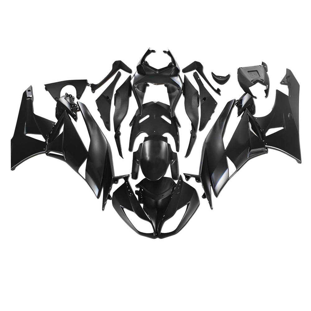 Matte Black Fairing Kit for 2009-2012 Kawasaki Ninja ZX6R 636 Injection Bodywork