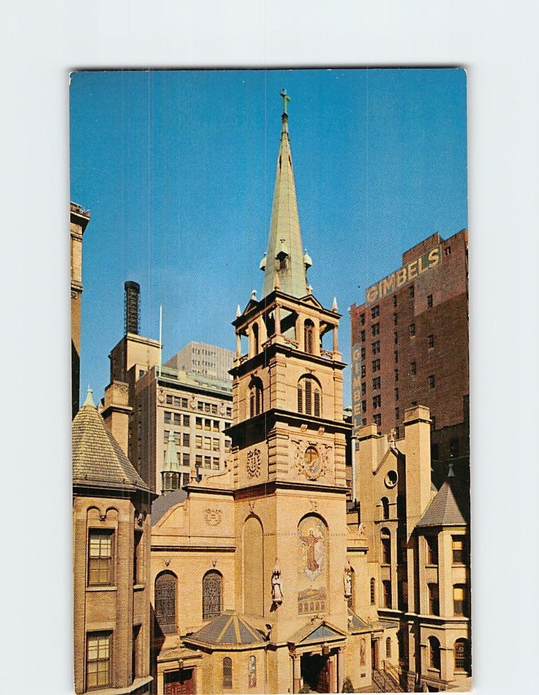 Postcard St. Francis Of Assisi Church USA