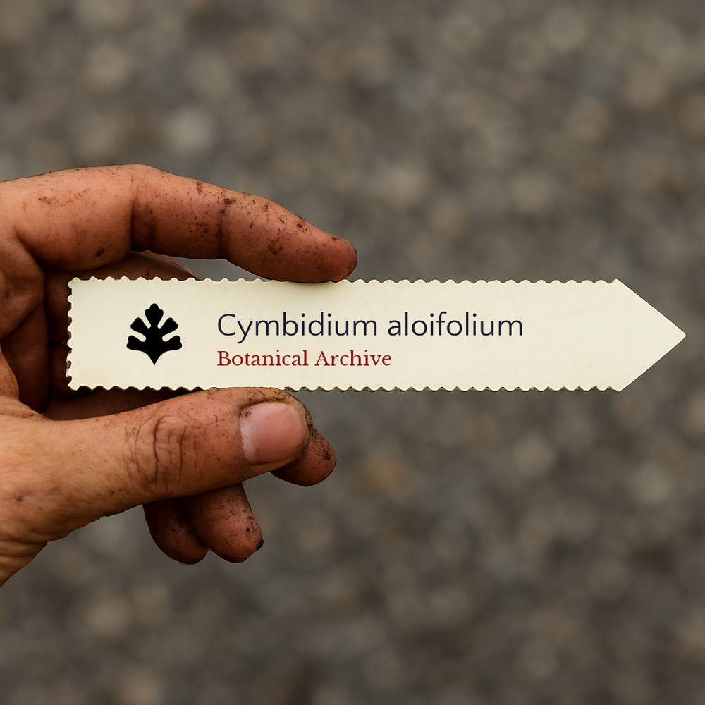Cymbidium aloifolium | 10 SEEDS - Aloe-leafed cymbidium | Boat orchid