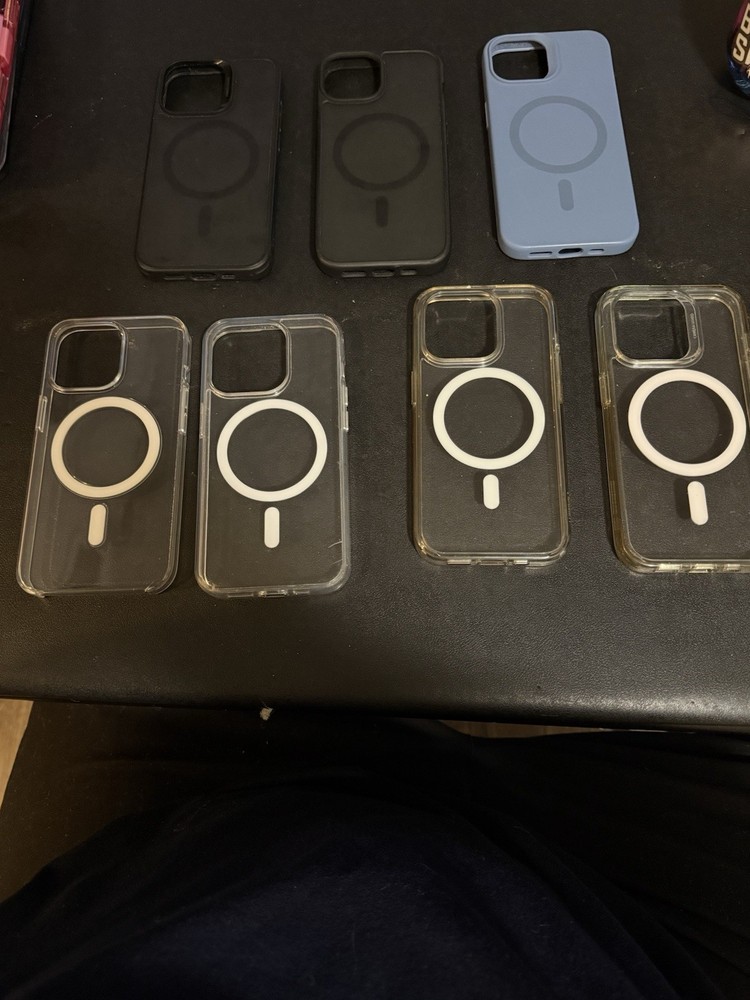 Lot Of 7 MagSafe Compatible iPhone  12 / 13 / 14 Non-pro Cases.
