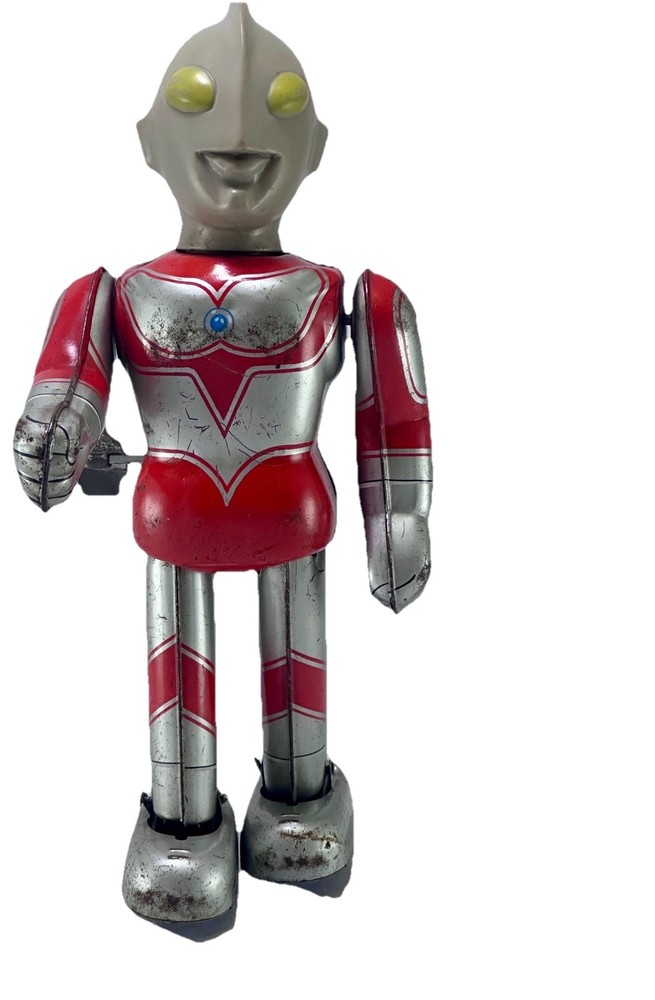 ULTRAMAN SHIN JACK TR-223 TIN WIND UP BULLMARK 1971 VINTAGE RARE