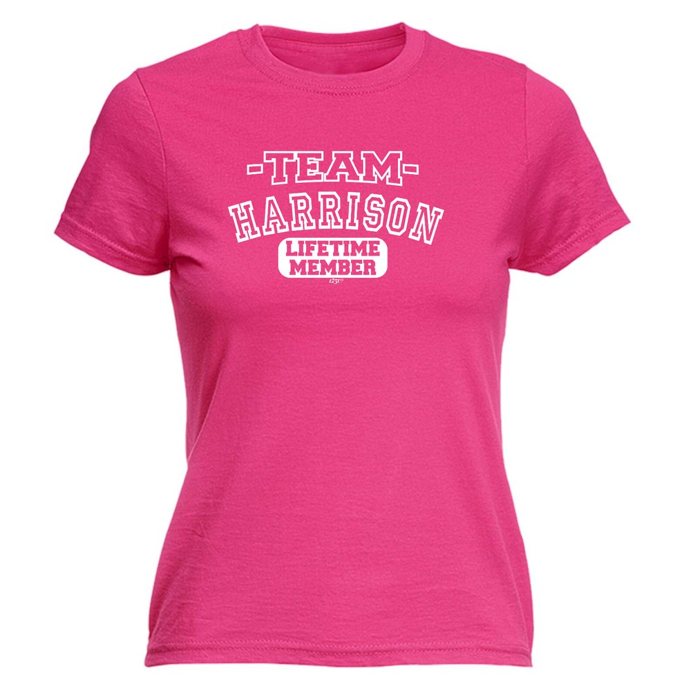 Harrison V2 Team Lifetime Member - Womens T Shirt Funny T-Shirt Gift Novelty