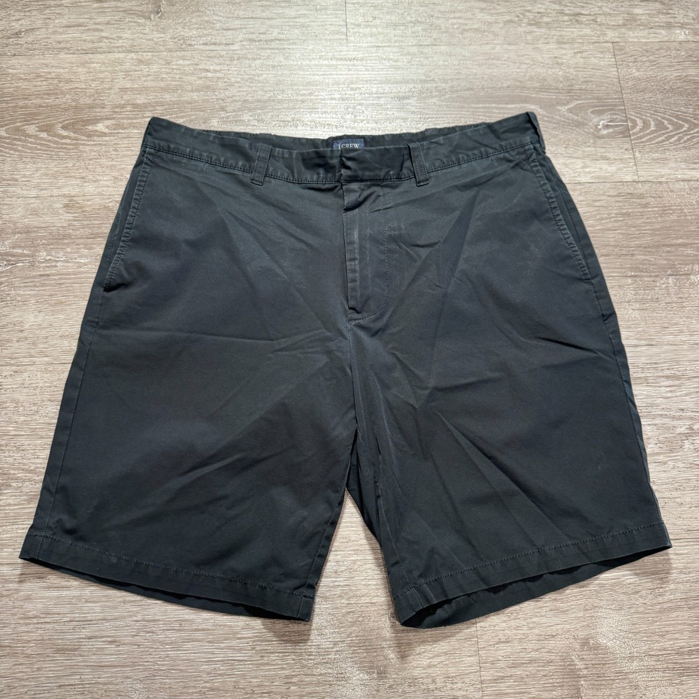 J Crew Shorts Mens 33 Black Chino Cotton 9