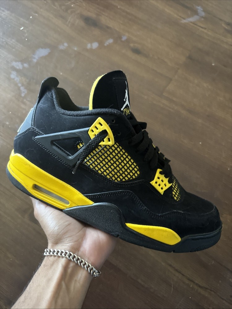 Size 12 - Jordan 4 Retro Mid Thunder WITH BOX