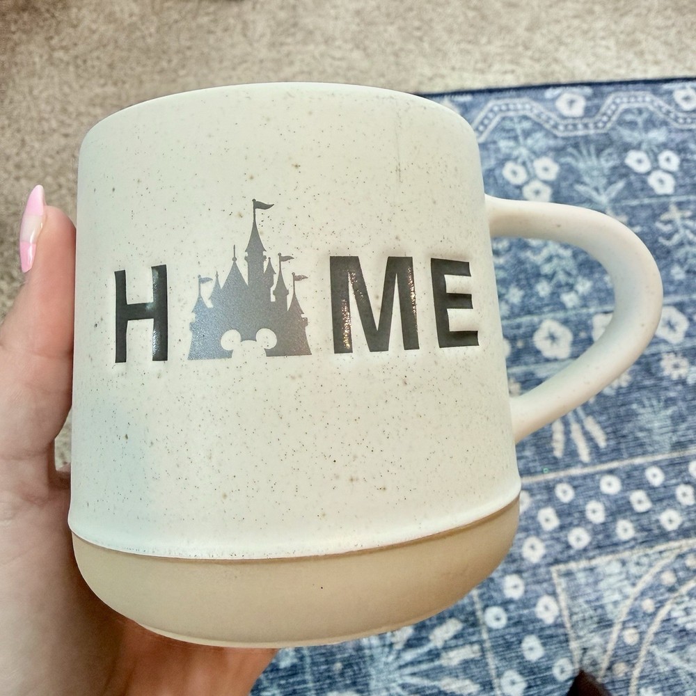 Disney Parks Homestead Collection Coffee Mug HOME Speckled Stoneware