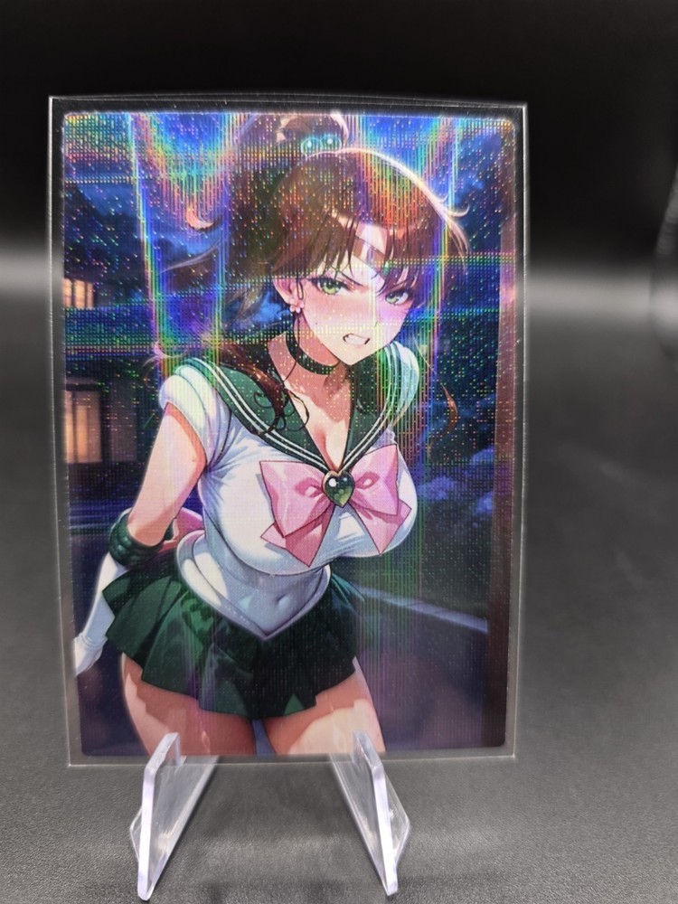Makoto Kino Holographic Anime Collectible Trading Card