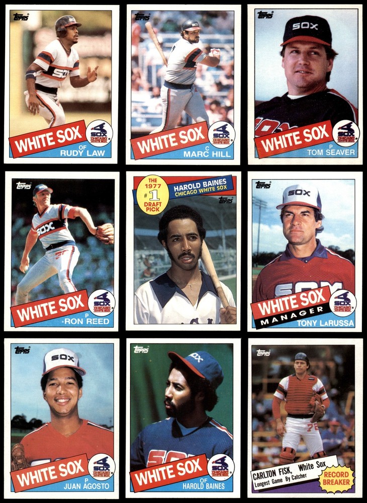 1985 Topps Chicago White Sox Team Set 7.5 - NM+ 6529755