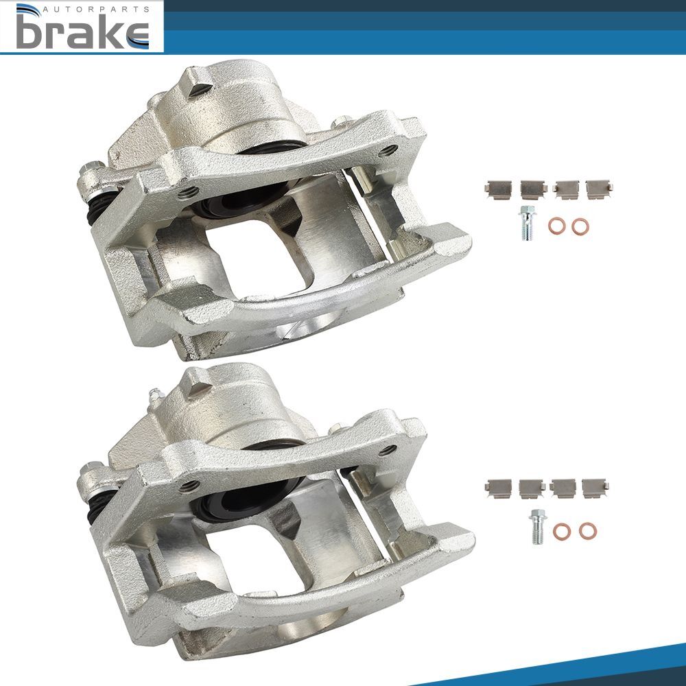 2Pcs Front Disc Brake Calipers with Bracket for 2002-2007 Buick Rendezvous FWD