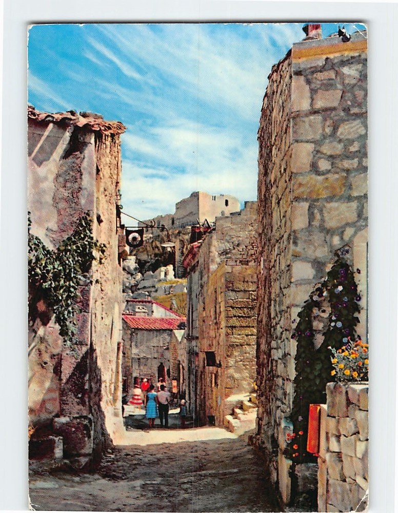 Postcard La Rue des Fours Les Baux de Provence France