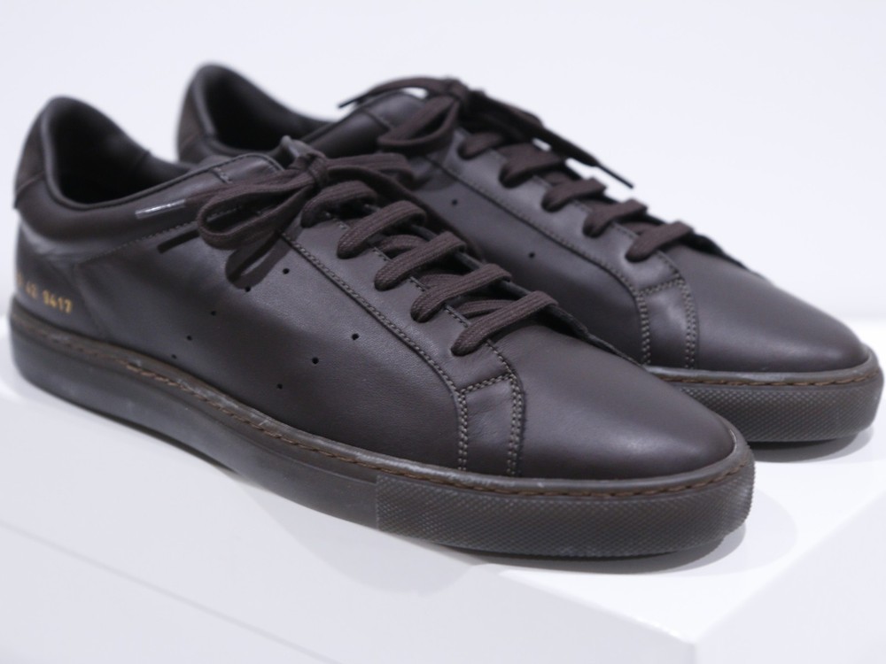 NEW COMMON PROJECTS ACHILLES SPORT PREMIUM Dark Brown Leather 43 EU-image