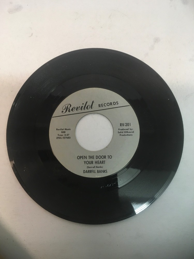 Northern Soul 45- DARRELL BANKS-OPEN THE DOOR TO YOUR HEART VG+REVILOT