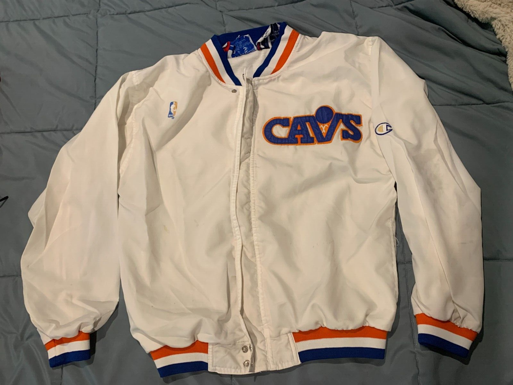 Vintage Small Cleveland Cavaliers Cavs Game NBA Rare Basketball Champion Jacket
