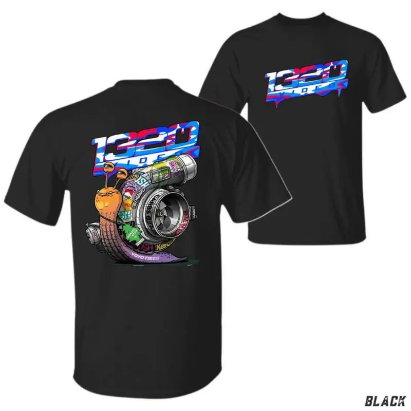 1320 Video Turbo Snail T-Shirt ? Funny Boosted Car Graphic Tee for Gearheads