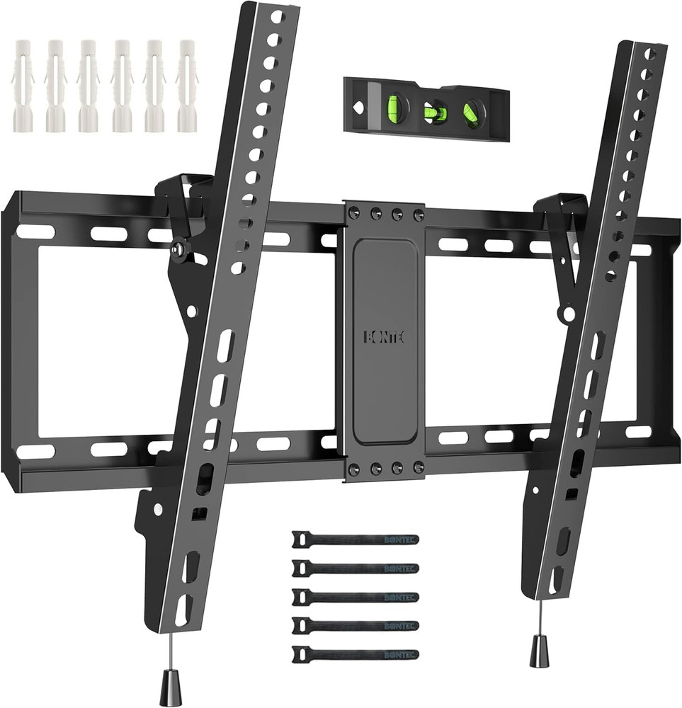 TV Wall Mount for 37–85 Inch Tvs, Tilting TV Mount Bracket for LED LCD OLED Flat