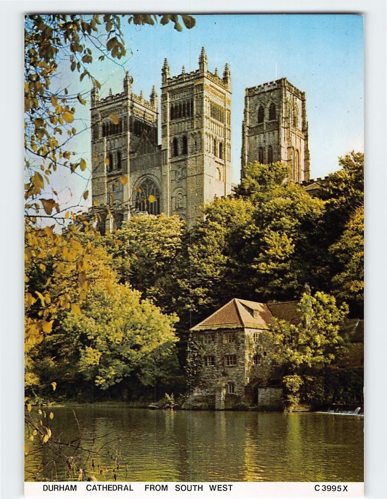 Postcard Durham Cathedral in England