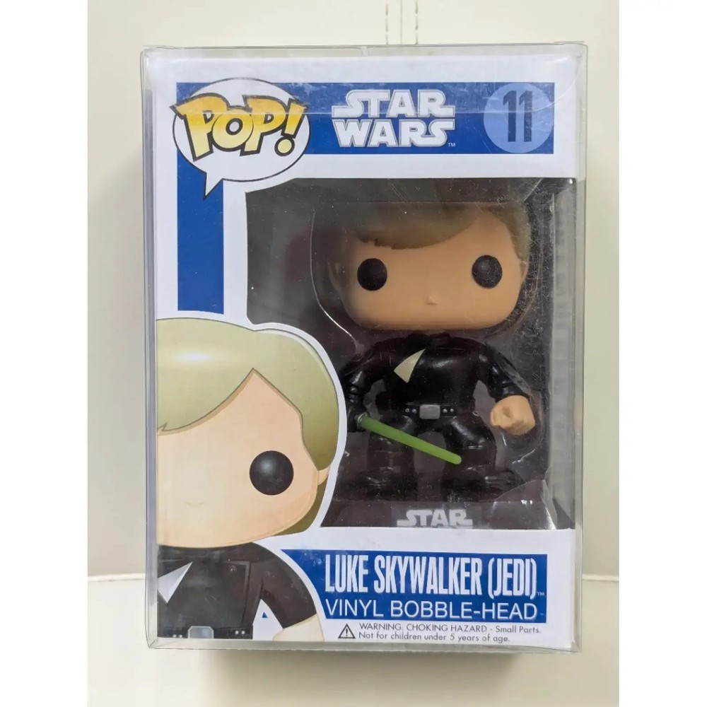 Star Wars Luke Skywalker 11 Vinyl Bobblehead Funko Pop Rare Series 2 Large Font