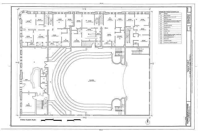 Thalia Hall,1215-1225 West 18th Street,Chicago,Cook County,Illinois,IL,HABS,3