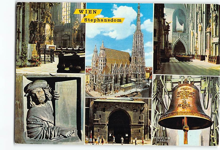 Postcard St. Stephen's Cathedral Vienna Austria