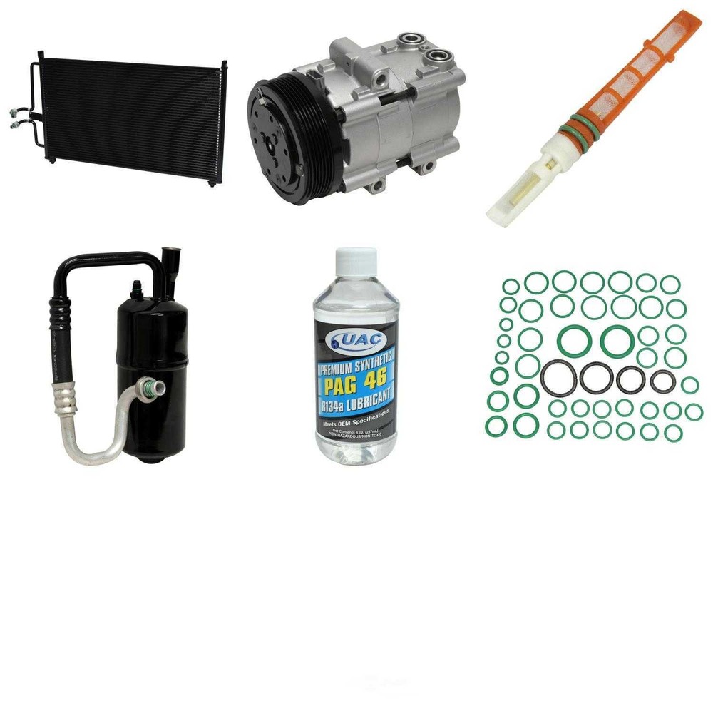 A/C Compressor Kit with Condenser Replacement UAC KT 5601A