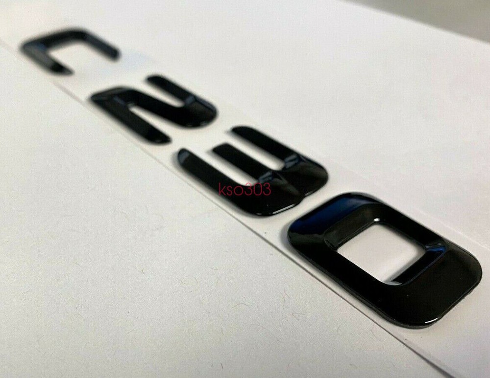 &1 C230 BLACK FIT MERCEDES REAR TRUNK EMBLEM BADGE NAMEPLATE DECAL LETTER NUMBER