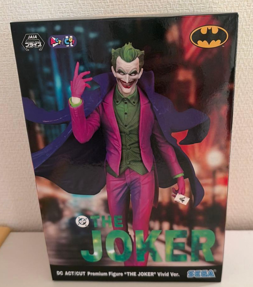 DC ACT/CUT Premium Figure Joker Vivid Ver. Multicolor JAPAN SEGA