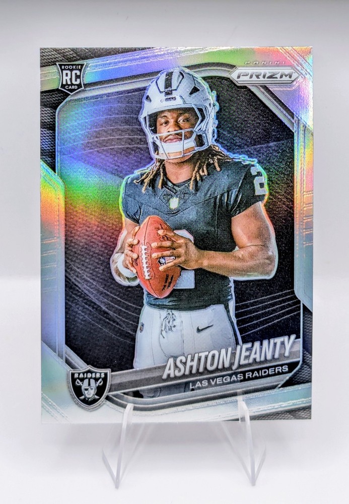 2025 Panini Prizm - Ashton Jeanty - Silver Prizm Variation Rookie Card - Raiders