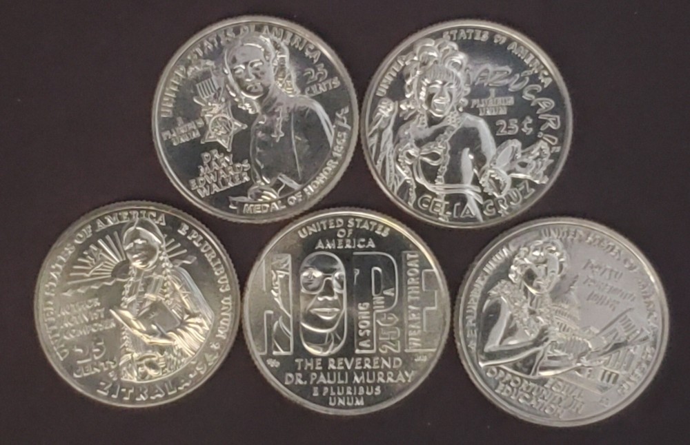 2024 PDS Ameri Women Quarters 15 Coin spec wrap rolls READ True Rarity + GIFT WP