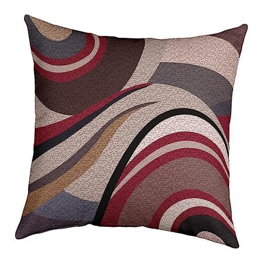 Pack of 4 Geometric Decor Outdoor Throw Pillow 18