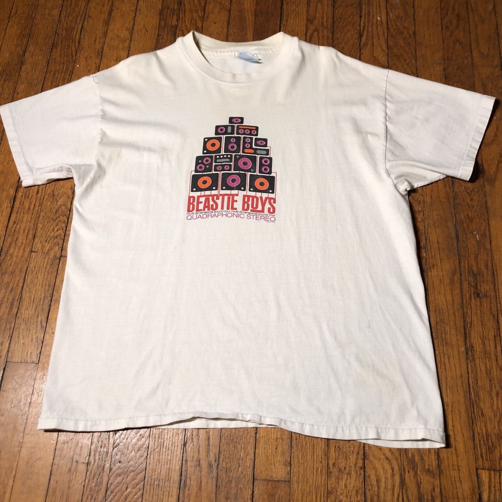 Vintage 1995 Beastie Boys Multi Dimensional Tour Quadraphonic Sound T-Shirt XL