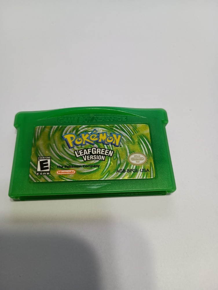 Pokemon LeafGreen Version (Nintendo Gameboy Advance, 2004) GBA Authentic Tested