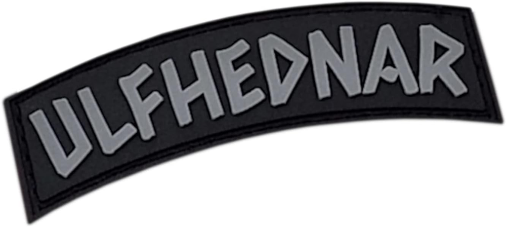 Ulfhednar Norse Subdued Blackout PVC Patch for Tactical Gear