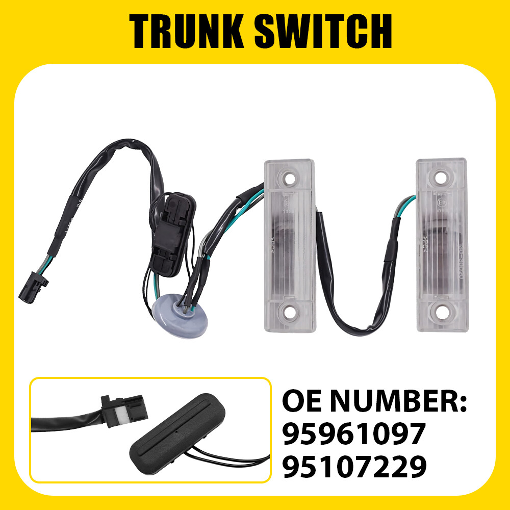 For Chevy Cruze New Trunk Release Switch Button with License Plate Lamp 95107229