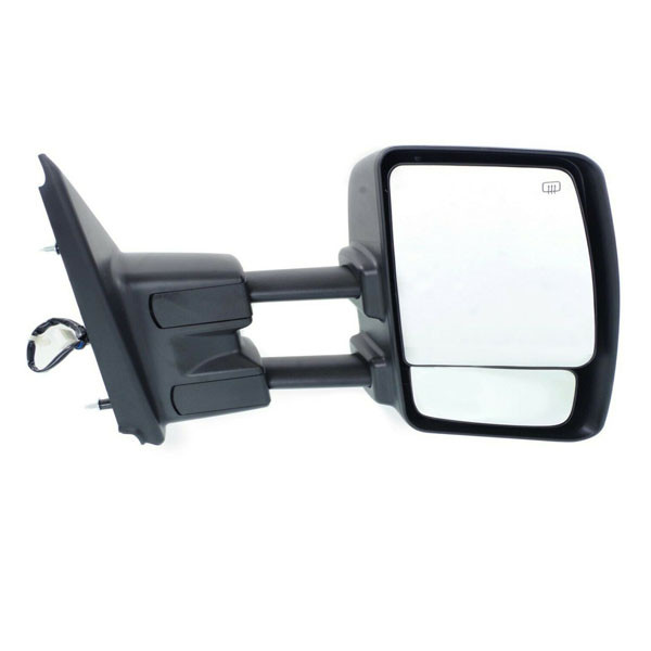 For 12-19 NV-Series Tow Mirror Power Heated w/Dual Glass & Chrome Cap Right Side