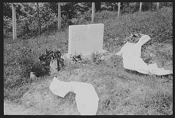 Jackson Kentucky 1940 FSA Farm Security Administration Grave Marker Memorial