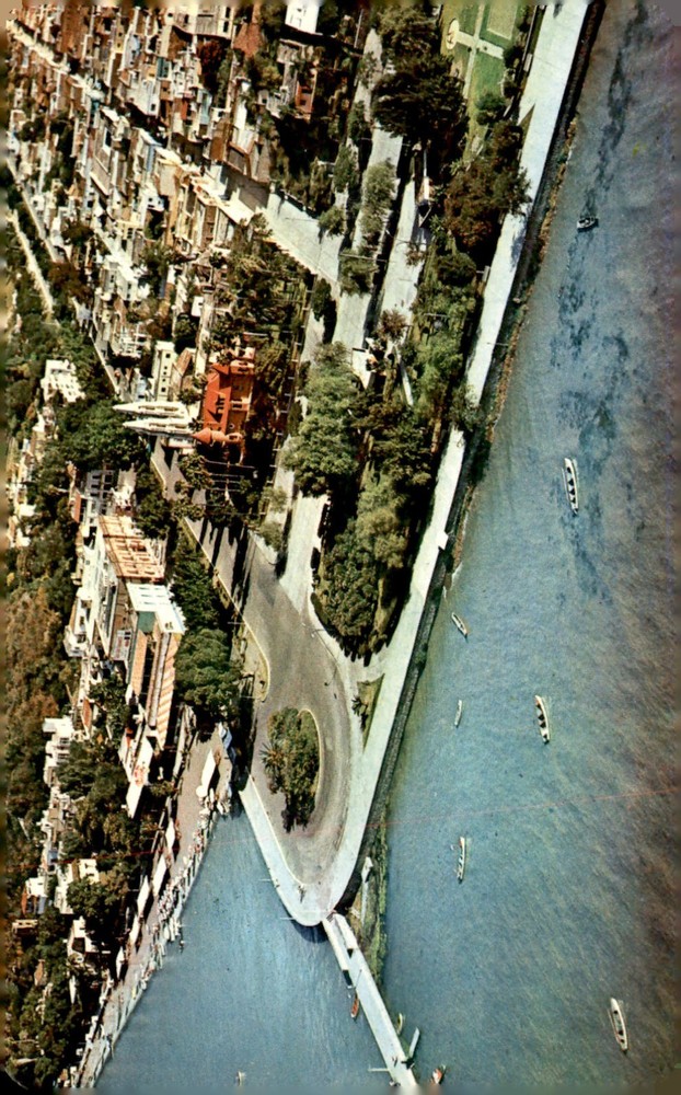 Air View of Chapala, Jalisco, Mexico, 1992 Postcard