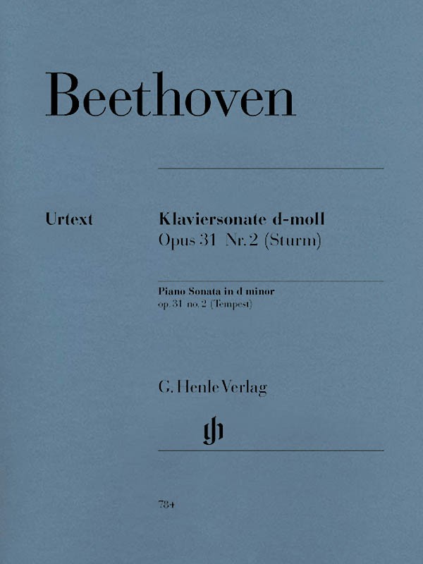 Beethoven Piano Sonata No 17 in D Minor Op 31 Henle Urtext Sheet Music Book