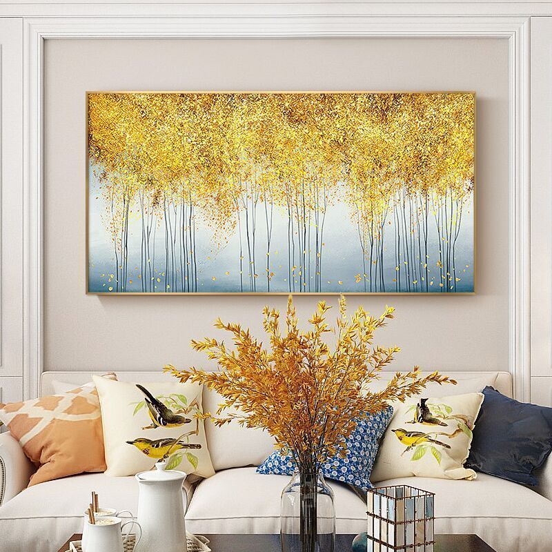 Hand-painted Abstract Oil Painting Decorative Painting Room Lucky Tree Nordic