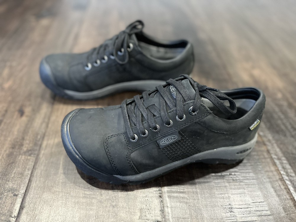 Men's Keen Austin Waterproof Hiking Boots - Size 10.5 - Black - Model 1024272