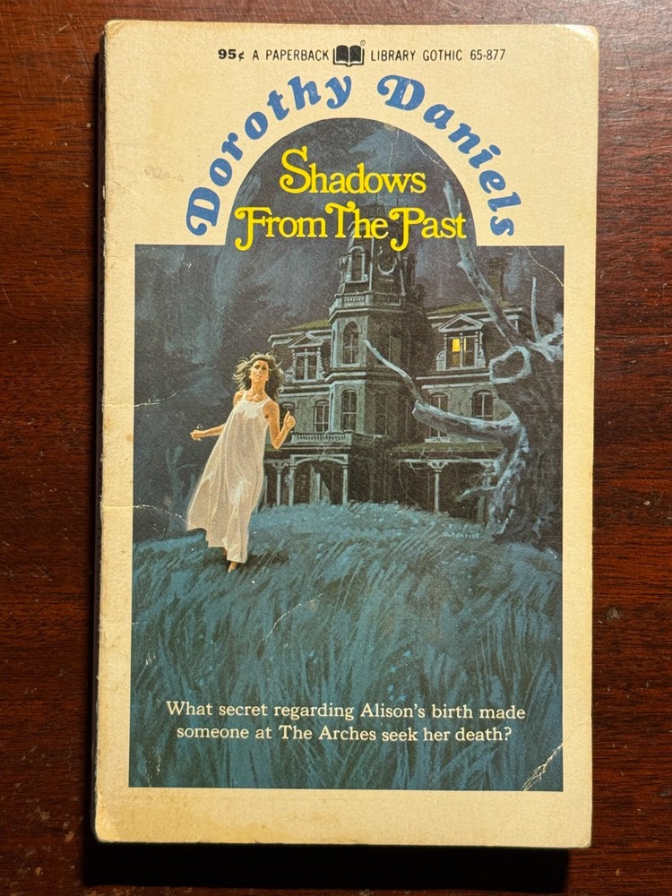 Dorothy Daniels Shadows From The Past 1972 1970s Gothic Horror Vtg PB BK