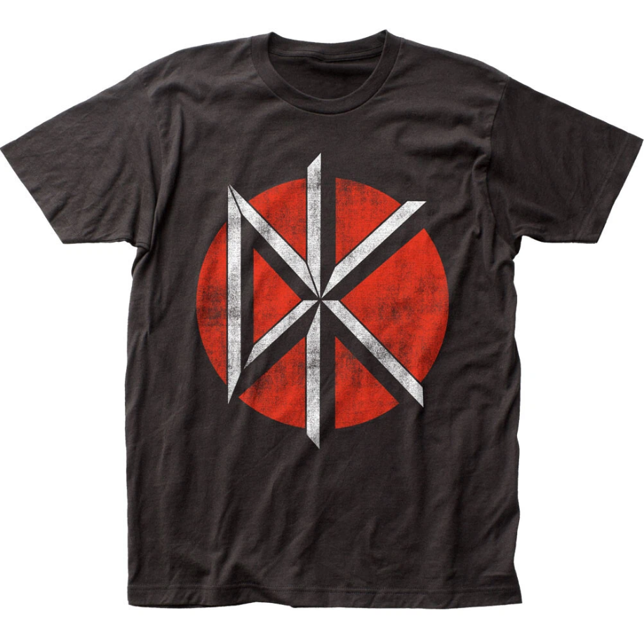 Dead Kennedys Distressed Logo T Shirt Men’s Punk Rock Music Band Tee Black S-4XL