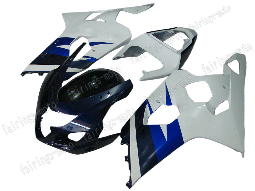 2004-2005 GSX-R 600 750 K4 Fairing Set Injection Blue White OEM Fit